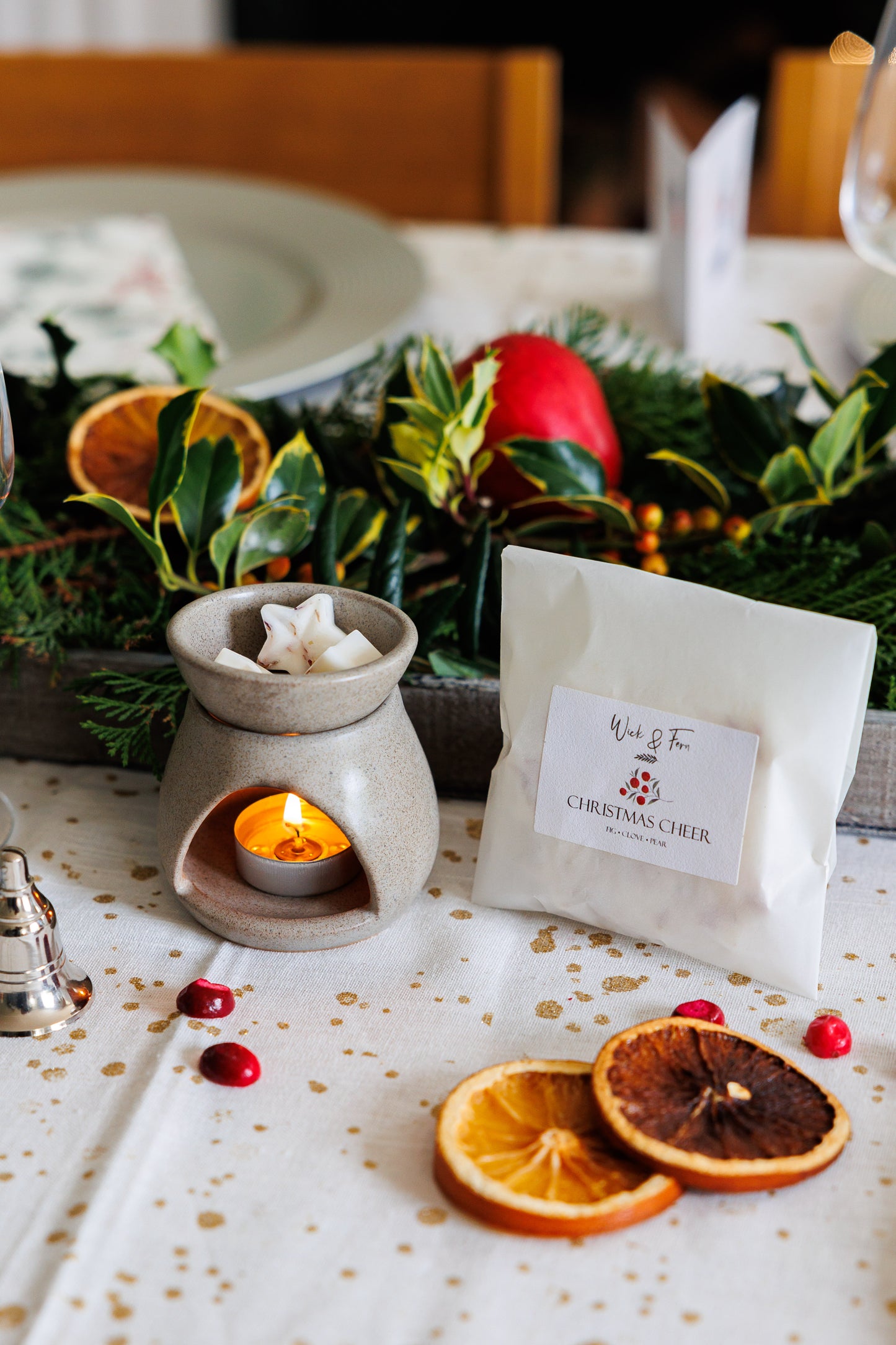 Two Piece Ceramic Wax Burner