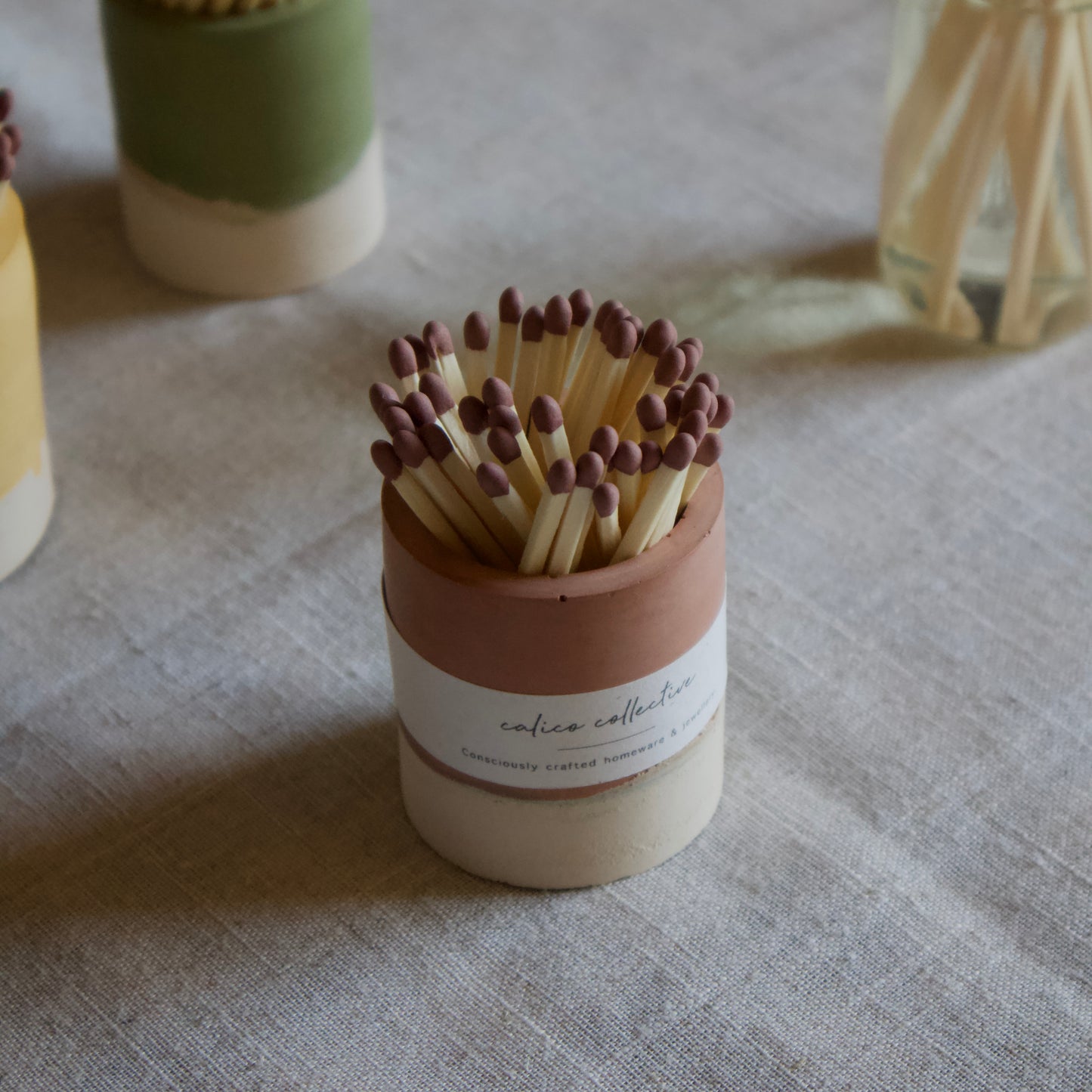 Jesmonite Match Pots