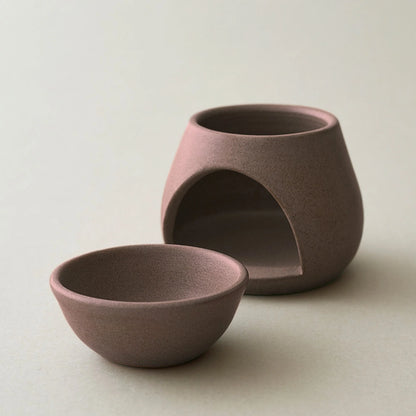 Two Piece Ceramic Wax Burner