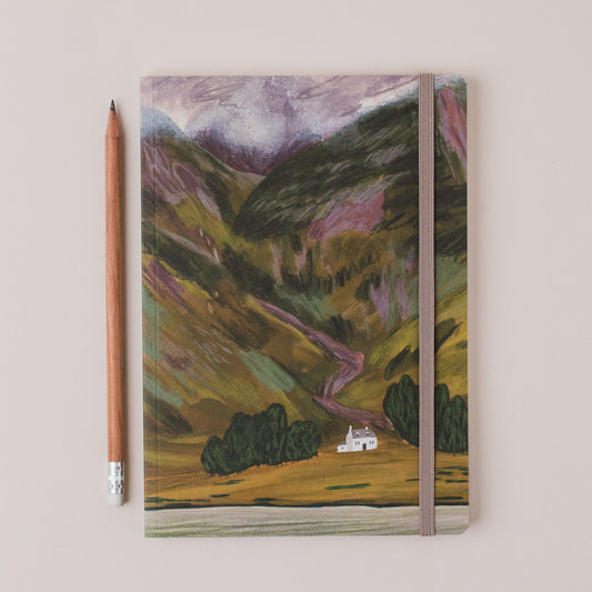 Glencoe in Late Summer, Scottish Highlands - A5 Notebook