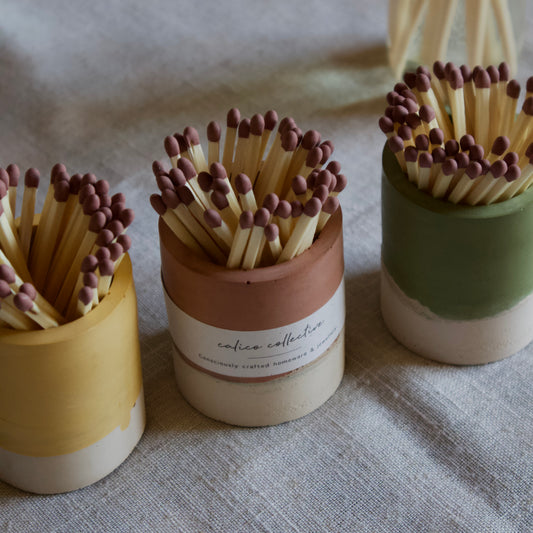 Jesmonite Match Pots