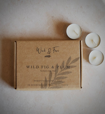 WILD FIG & PLUM | Soy Wax Tealights