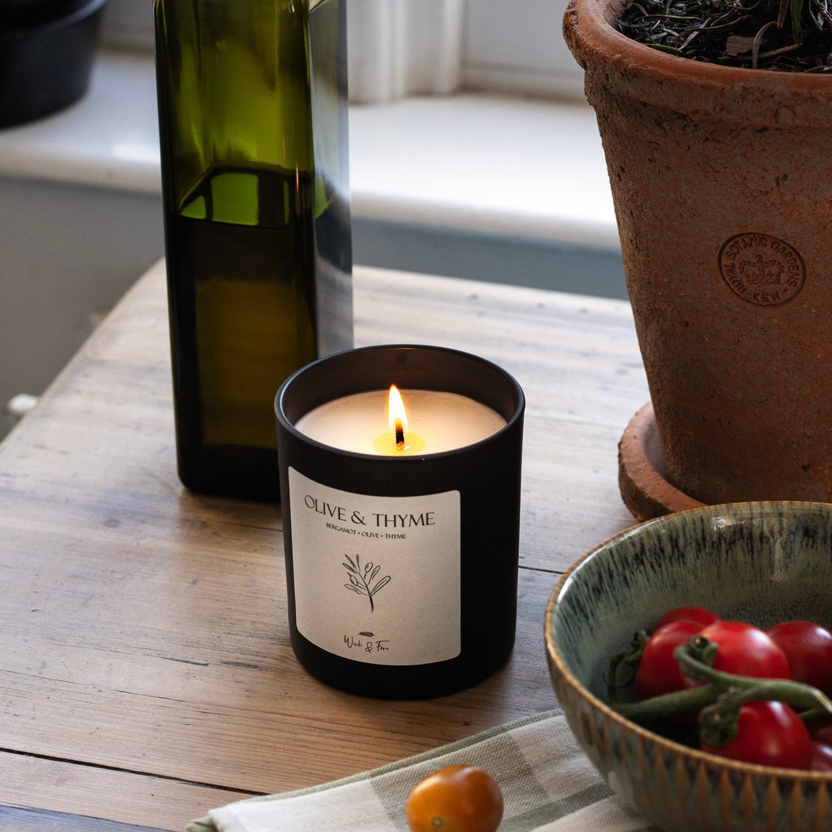 OLIVE & THYME  | Soy Wax Candle