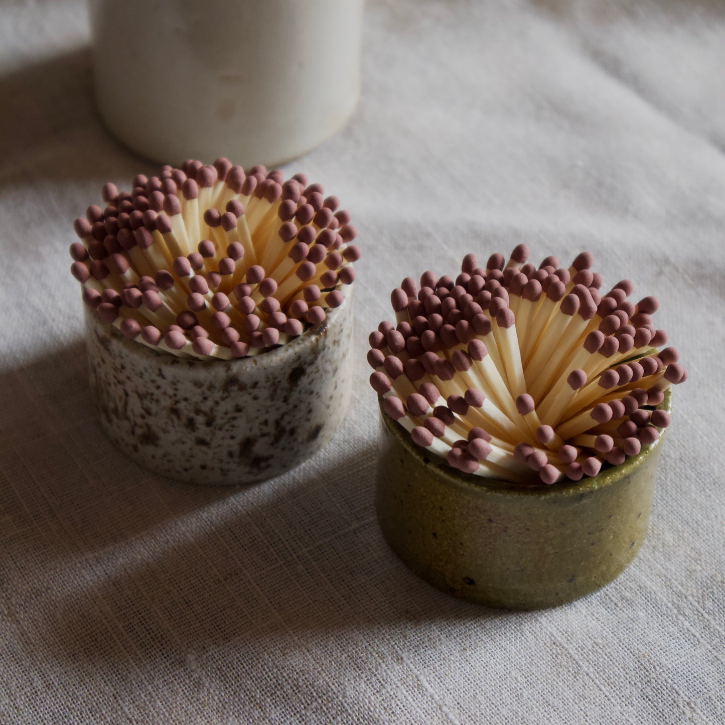 Ceramic Match Pots