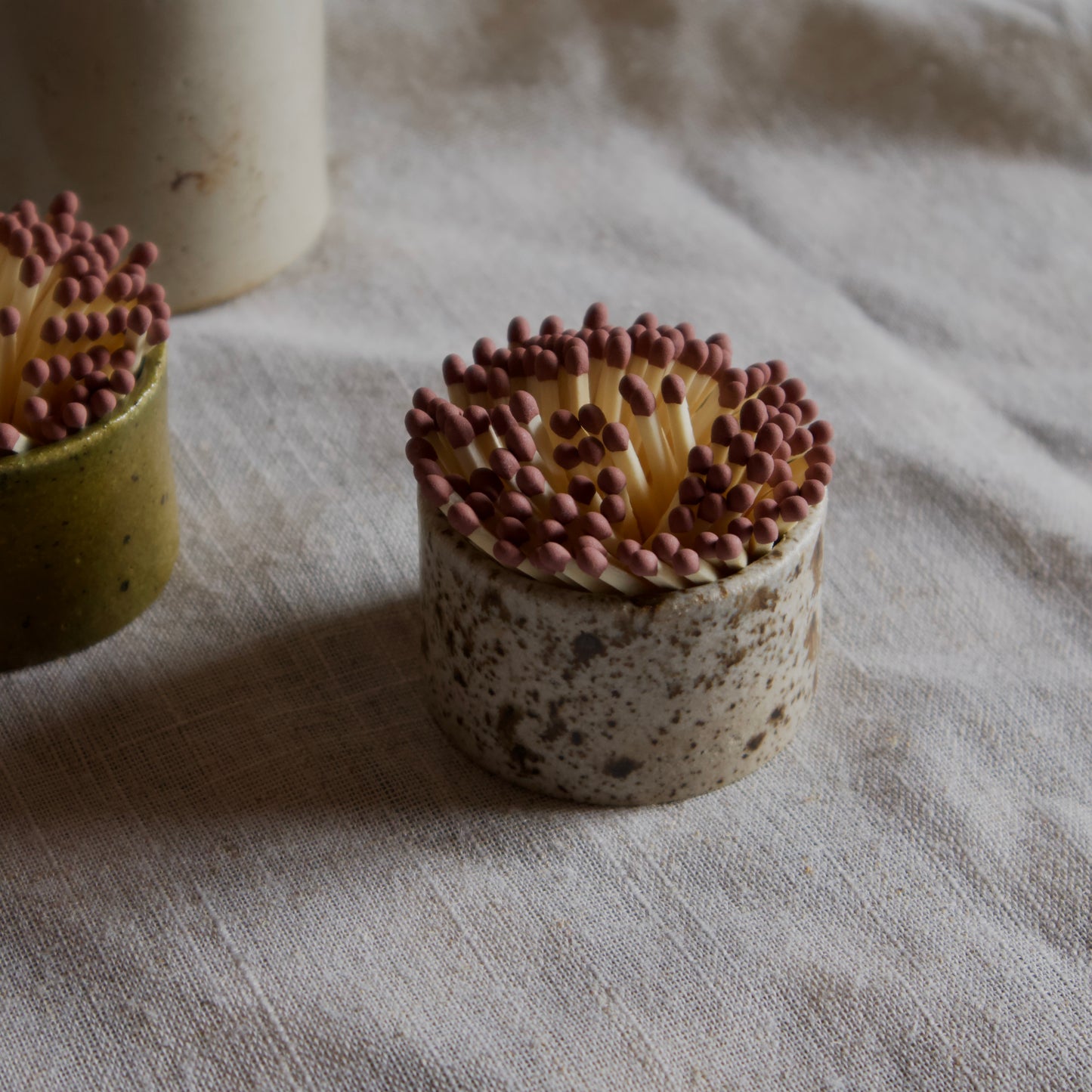 Ceramic Match Pots