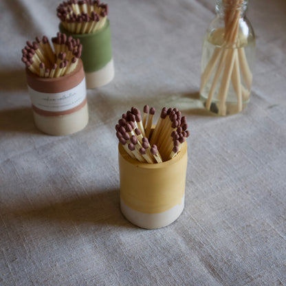 Jesmonite Match Pots