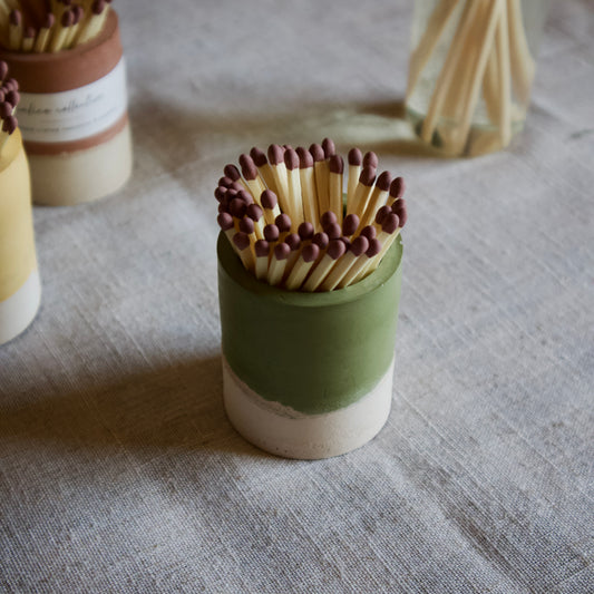 Jesmonite Match Pots