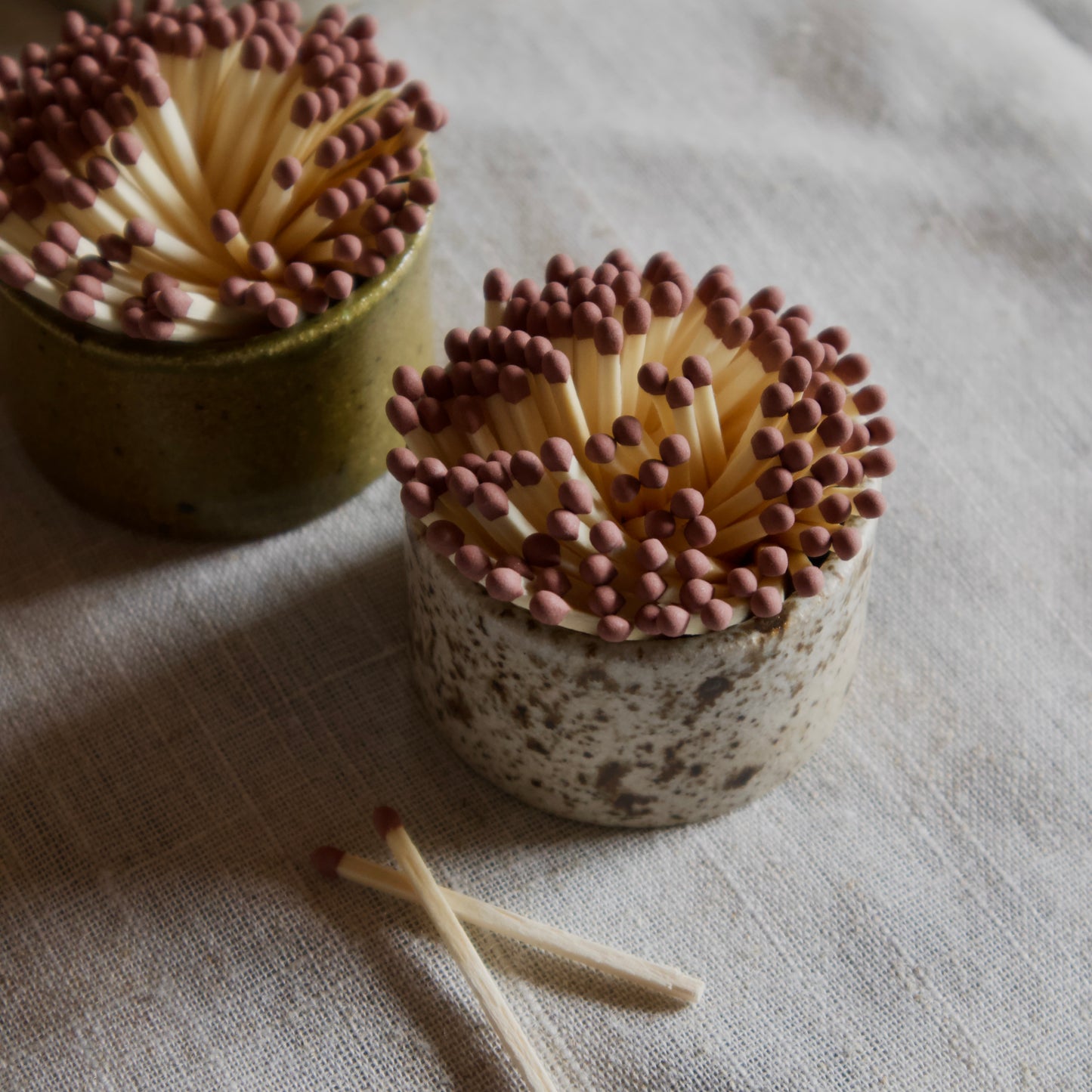 Ceramic Match Pots